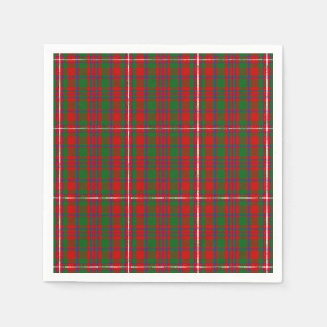 Klan MacKinnon Tartan Pappersservett (Framsidan)