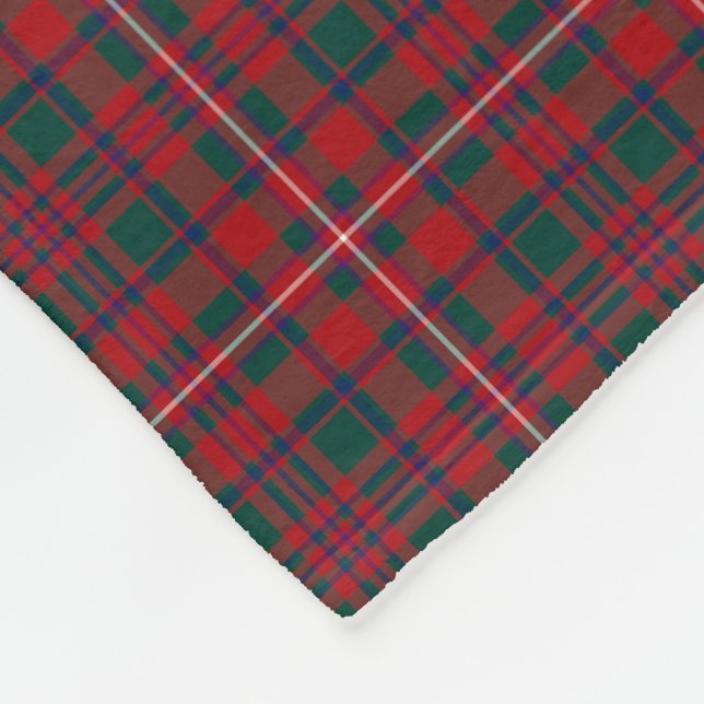 Klan MacKinnon Tartan Vintage Scottish Play Fleecefilt (Hörn)
