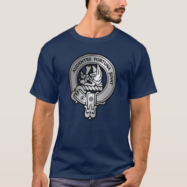 Klan MacKinnon-Vapensköld T Shirt (Framsida)
