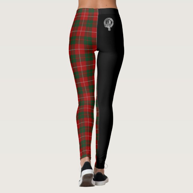 Klan MacKinnon Vapensköld & Tartan Leggings (Baksida)