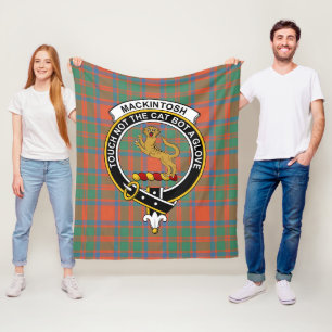 Klan MacKintosh Ancient Tartan Play Fleecefilt