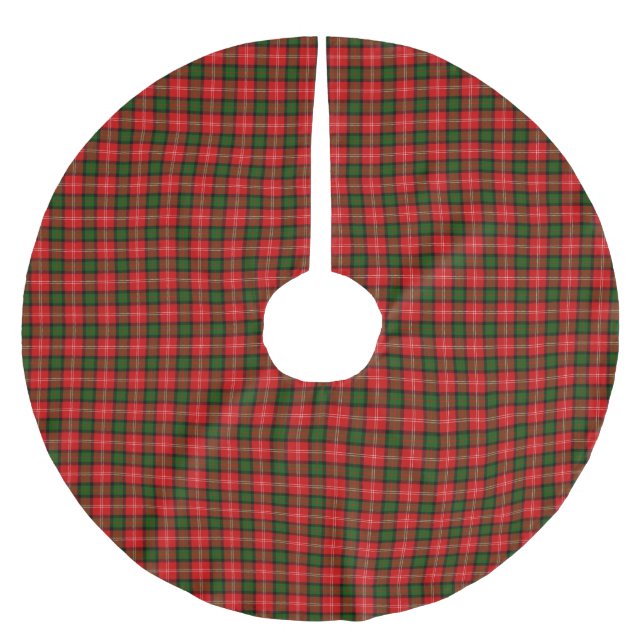 Klan Mackintosh Tartan Julgransmatta Borstad Polyester (Framsidan)