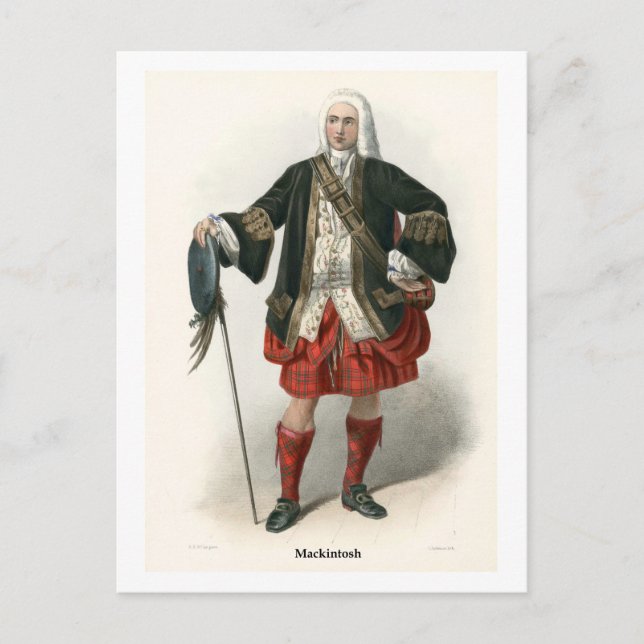 Klan Mackintosh Vykort (Framsida)
