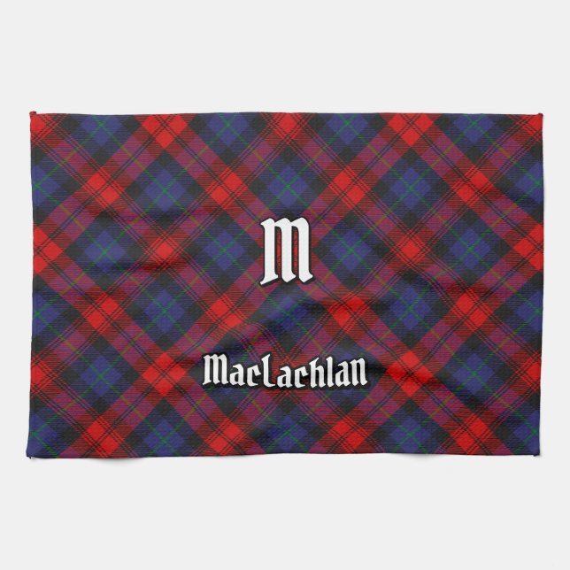 Klan MacLachlan Tartan Kökshandduk (Horisontell)
