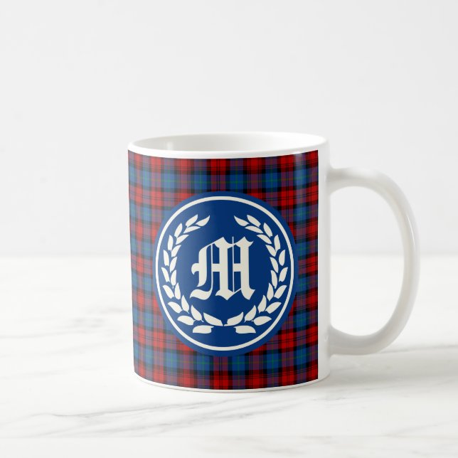 Klan MacLachlan Tartan Monogram Kaffemugg (Höger)
