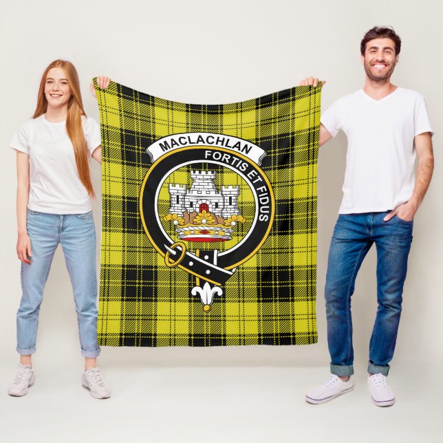 Klan MacLachlan Tartan Play Fleecefilt (På plats)