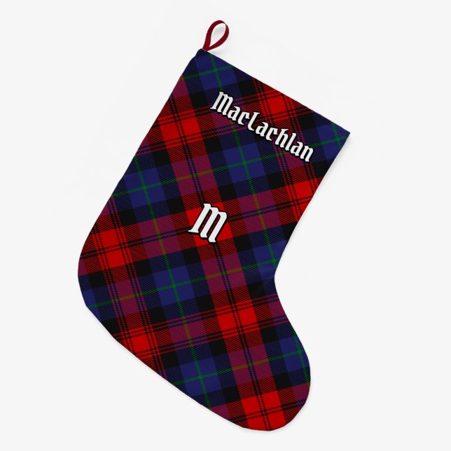 Klan MacLachlan Tartan Stor Julstrumpa (Framsidan (Hängande))