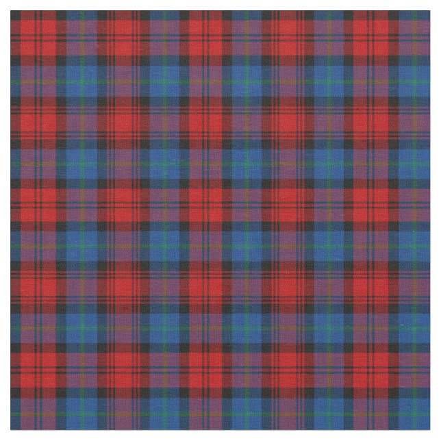 Klan MacLachlan Tartan Tyg (Närbild)