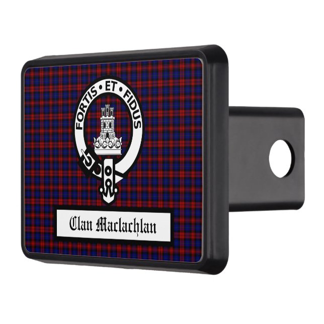 Klan Maclachlan Vapensköld Badge & Tartan Dragkroksskydd (Vänster)