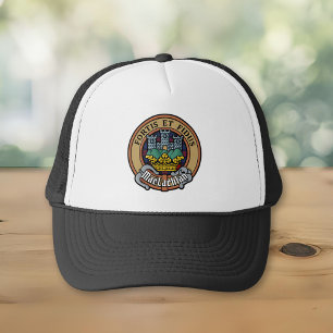 Klan MacLachlan-Vapensköld över Tartan Keps