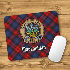 Klan MacLachlan-Vapensköld över Tartan Musmatta