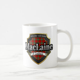 Klan MacLaine av Lochbuie Scottish Dynasty Tartan Kaffemugg