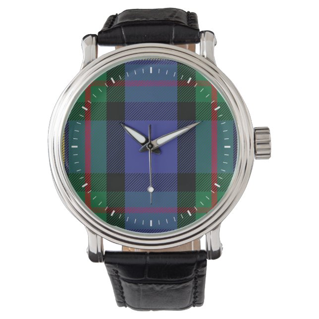 Klan MacLaren Tartan Armbandsur (Framsida)