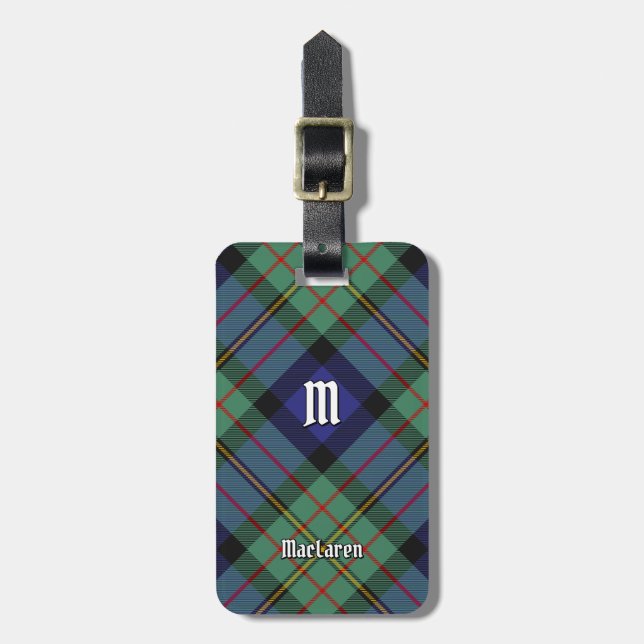 Klan MacLaren Tartan Bagagebricka (Vertikal Framsida)