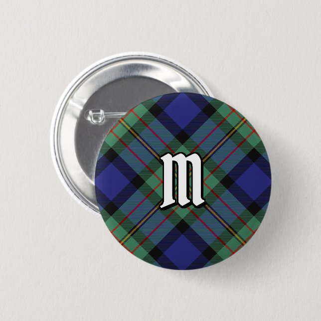 Klan MacLaren Tartan Knapp (Framsida & baksida)