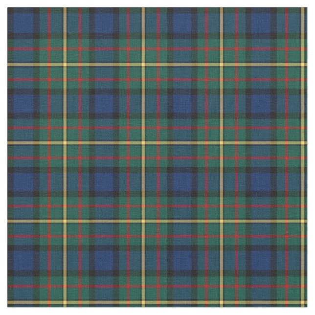 Klan MacLaren Tartan Tyg (Närbild)