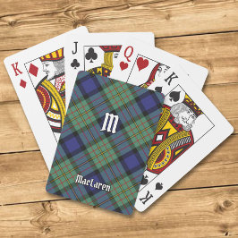 Klan MacLaren Tartan-uppspelningskort Casinokort