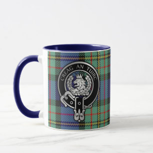 Klan MacLaren Vapensköld & Tartan Mugg