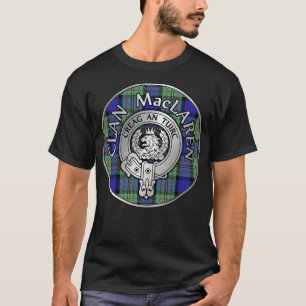 Klan MacLaren Vapensköld Tartan T Shirt