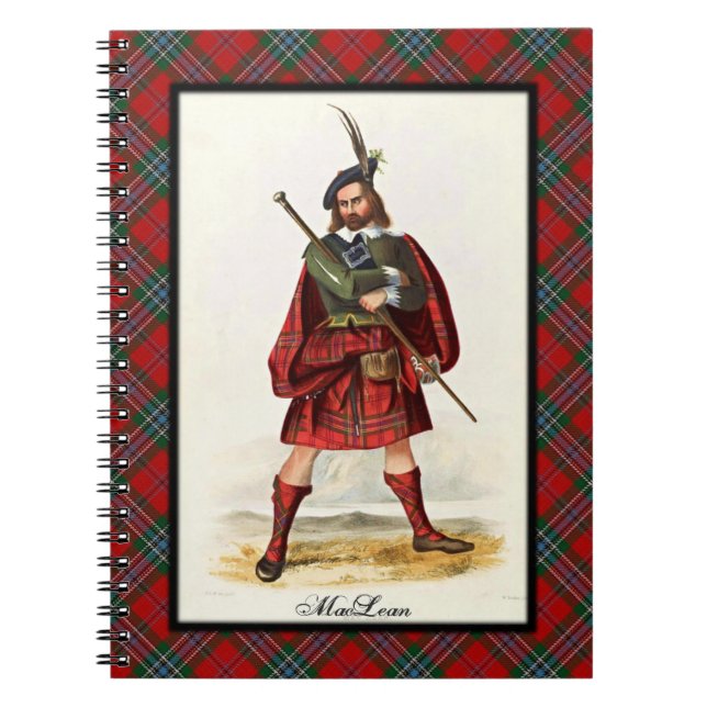 Klan MacLean Scottish Highland Dreams Anteckningsbok (Framsidan)