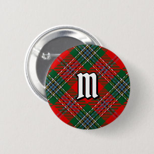 Klan MacLean Tartan Button Knapp