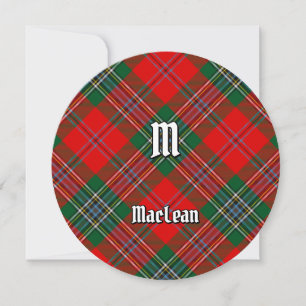 Klan MacLean Tartan Inbjudningar