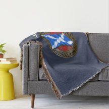 Klan MacLean Tartan Knot & Flagga