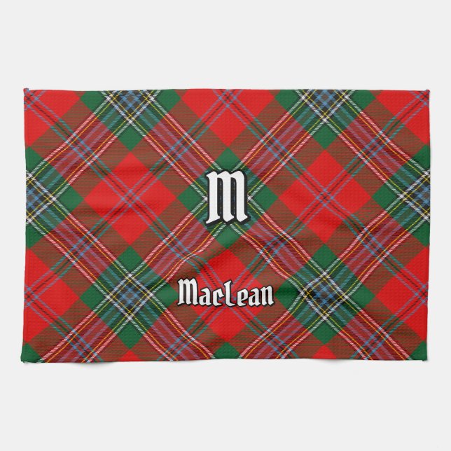 Klan MacLean Tartan Kökshandduk (Horisontell)