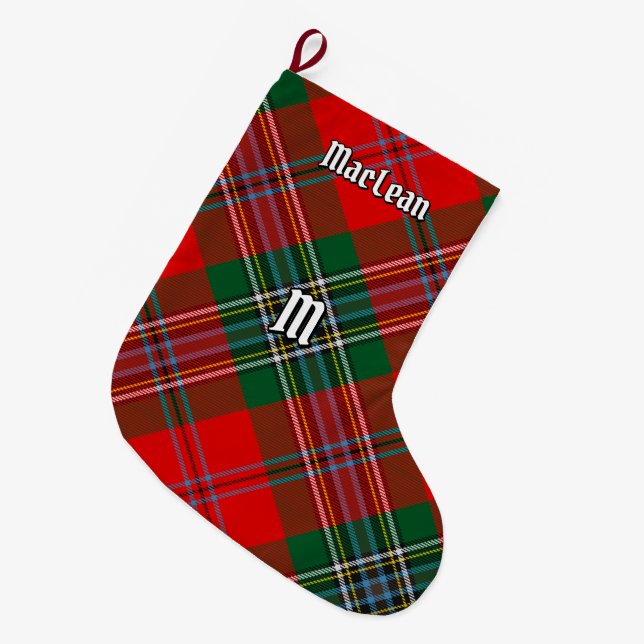 Klan MacLean Tartan Stor Julstrumpa (Framsidan (Hängande))