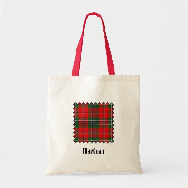 Klan MacLean Tartan Tygkasse (Framsidan)