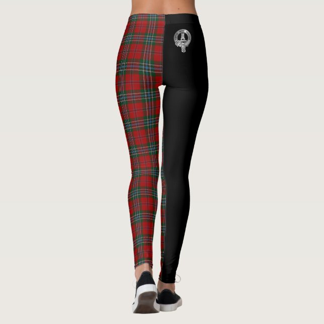 Klan MacLean Vapensköld & Tartan Leggings (Baksida)
