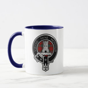 Klan MacLean Vapensköld & Tartan Mugg
