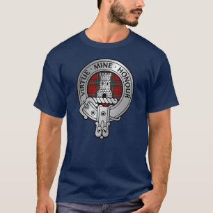 Klan MacLean Vapensköld & Tartan T Shirt