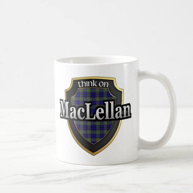 Klan MacLellan Scottish Dynasty Tartan Mugg Kopp (Höger)