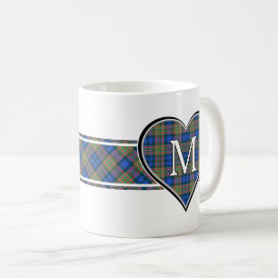Klan MacLellan Tartan Heart Kaffemugg