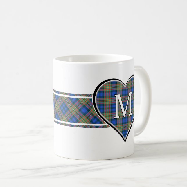 Klan MacLellan Tartan Heart Kaffemugg (Framsida höger)
