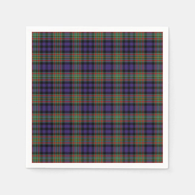 Klan MacLellan Tartan Pappersservett (Framsidan)