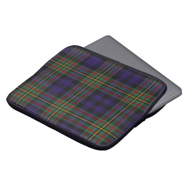 Klan MacLellan Tartan Pbordsskydd för bärbara dato Laptop Sleeve (Framsida topp)