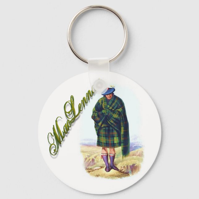 Klan MacLennan Scottish Dream Keychain Nyckelring (Framsida)