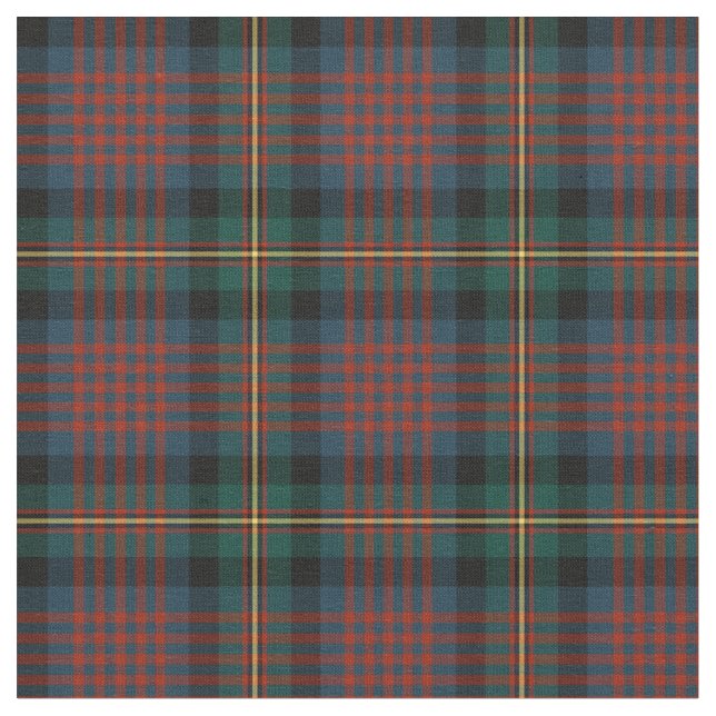 Klan MacLennan Tartan Tyg (Närbild)