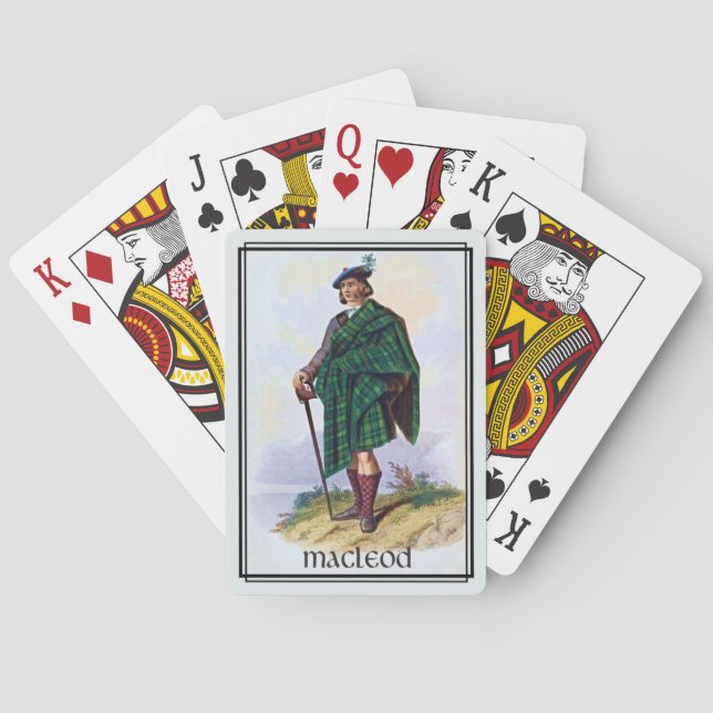 Klan MacLeod Classic Scotland Bicycle Deck Spel Kort (Baksidan)