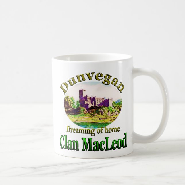Klan MacLeod Dunvegan Castle Kopp Mugg (Höger)