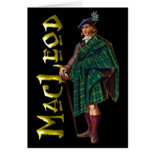Klan MacLeod Highland Dream Hälsningskort