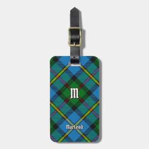 Klan MacLeod Hunting Tartan Bagagebricka