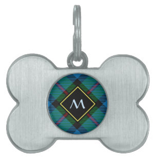 Klan MacLeod Hunting Tartan ID-bricka Husdjur