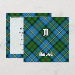 Klan MacLeod Hunting Tartan Inbjudningar