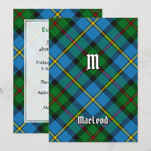 Klan MacLeod Hunting Tartan Inbjudningar