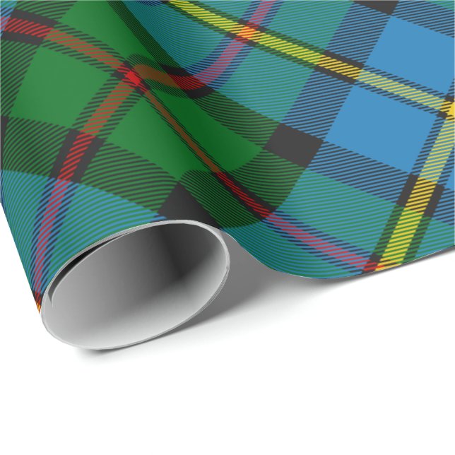 Klan MacLeod Hunting Tartan Roterad Wrapping Pappe Presentpapper (Rullad Hörn)