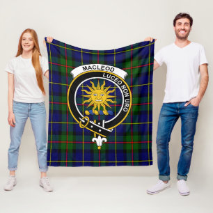 Klan MacLeod Lewis of Harris Modern Tartan Play Fleecefilt