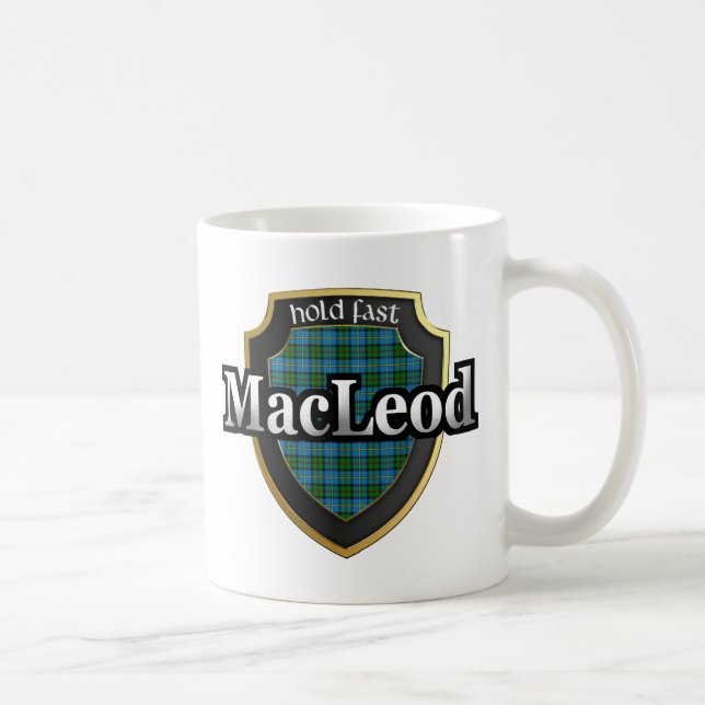 Klan MacLeod of Harris Scottish Dynasty Tartan Kaffemugg (Höger)